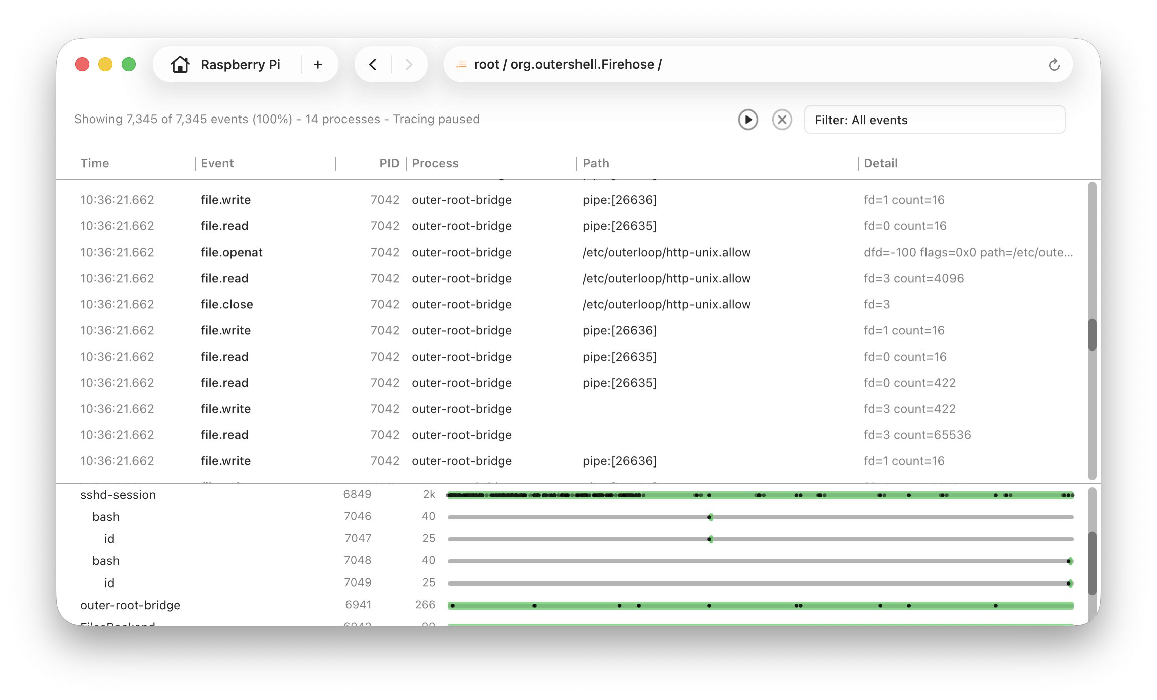 Outer Loop native app screenshot